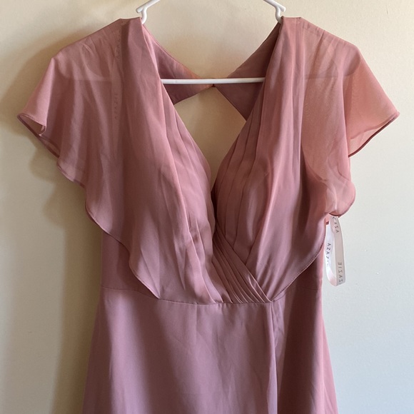 Azazie “Rylee” dress color dusty rose size 8 never worn. - Picture 4 of 7